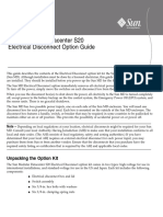 Sun Modular Datacenter S20 Electrical Disconnect Option Guide