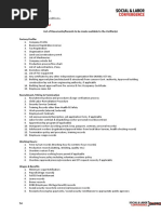 Annex V Document List: Converged Assessment. Collaborative Action. Improved Working Conditions