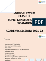 As2021-22 g9 Physics Gravitation