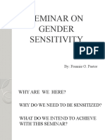 Introduction To Gender Sensitivity (Final)