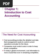 Introduction To Cost Accounting