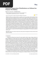 Transient Temperature Distributions On Lithium-Ion Polymer SLI Battery