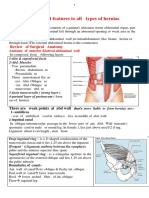 Hernias: General Features To All Types of Hernias