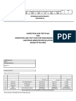 RAPID-P0003-TRSA-CON-ITP-0001-0012 - ITP For Grounding System and Lightning Arrester Installation - R0