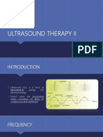 Ultrasound Therapy Ii: Aditya Johan .R, M.Fis