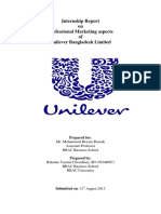 Internship Report On Professional Marketing Aspects of Unilever Bangladesh Limited