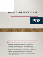 Konsep Dasar Penulisan Ki