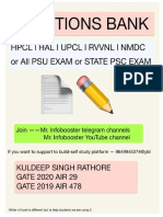 ALl PSU - S and GOVT Exams Mechanical