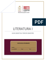 Tercer Semestre. - Gua Didctica Del Estudiante. - Literatura I