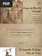 Presentación El Cantar de Mio Cid PDF