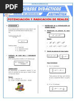 Potenciación y Radicación de Números Reales