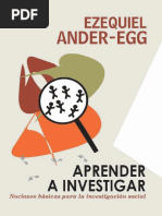 Qué Es La Investigación - Ander Egg