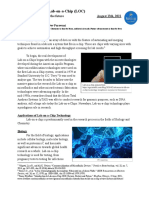 A Brief Insight On Lab-On-A-Chip Loc Ryan Yurui Wang Dev Purswani