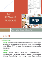 Pertemuan 3 (Resep Dan Sediaan Farmasi)