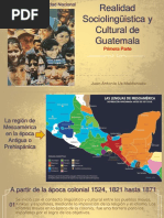 Realidad Sociolinguistica y Cultural de Guatemala