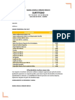 Cotizacion: Surtitodo