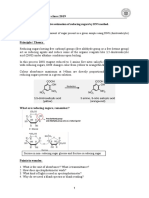 Principle / Theory:: Experiment 5: Quantitative Estimation of Reducing Sugars by DNS Method