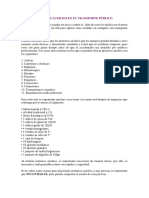 Primeros Auxilios en El Transporte Público