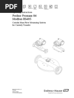 Endress+Hauser Proline Promass 84 Modbus RS485 - Operation