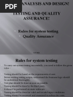 System Analysis and Design! PP