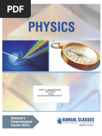 Bansal Units and Measurements