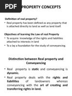 Power Point On Real Property Concepts