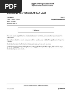 Cambridge International AS & A Level: Chemistry 9701/11 October/November 2020