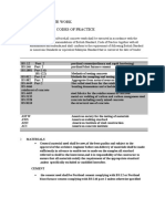 Concrete Work 1. Standard and Codes of Practice