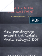 Strategi Media Publikasi Event