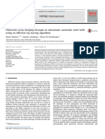 Ultrasonic Array Imaging Through An Anisotropic Austenitic Steel Weld Using An Efficient Ray-Tracing Algorithm