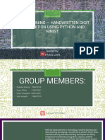 Deep Learning - Handwritten Digit Recognition Using Python REVIEW 0