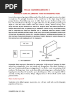 Making An Isometric Drawing.1