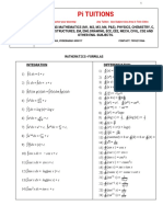 FORMULAS