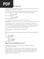 What Are Twiddle Factors