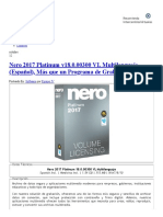 Nero 2017 Platinum v18.0.00300 VL Multilenguaje (Español), Más Que Un Programa de Grabación - IntercambiosVirtuales