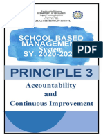 SBM Principle 3 Indicator 3