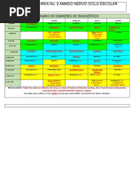 Horario de Exámenes de Diagnóstico 21-22