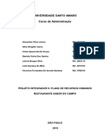 Projeto Integrador Ii Plano de Recursos Humanos