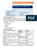 Plan de Desarrollo Curricular: Datos Referenciales