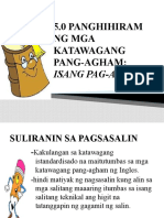 Fil 18: Panghihiram NG Mga Katawagang Pang-Agham