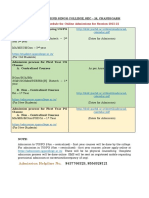 Admission Schedule For Online Admissions For Session 2021-22