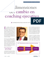 Las Dimensiones Del Cambio en Coaching Ejecutivo