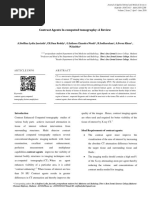 Review Article: Contrast Agents in Computed Tomography: A Review