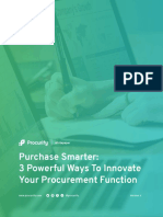 Purchase Smarter: 3 Powerful Ways To Innovate Your Procurement Function