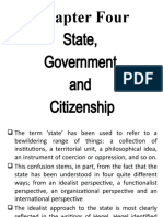 Chapter Four: State, Government and Citizenship