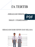 Tata Tertib Seragam Sekolah Smanja