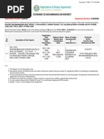 Statement of Encumbrance On Property