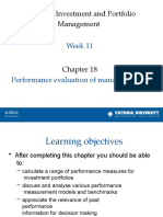 Week 11 - Portfolio Performance Evaluation