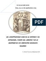 Las Constituciones Ocds en La Historia y en Actualidad Cicla Sur 2019 Libretto