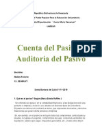 Informe de Pasivo